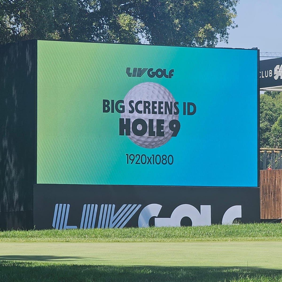 Large LED Screen for Sporting Event