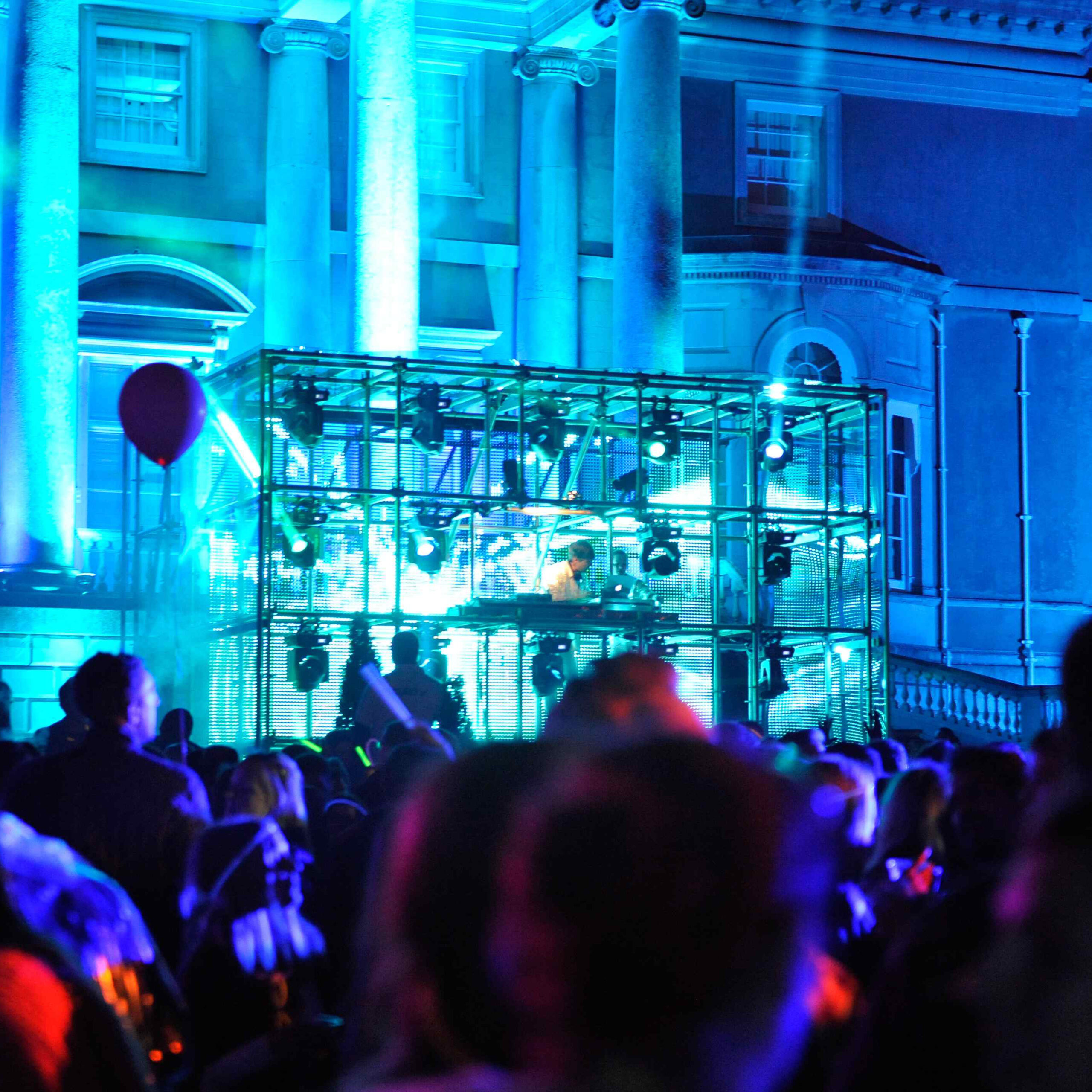 DJ Booth party event structure