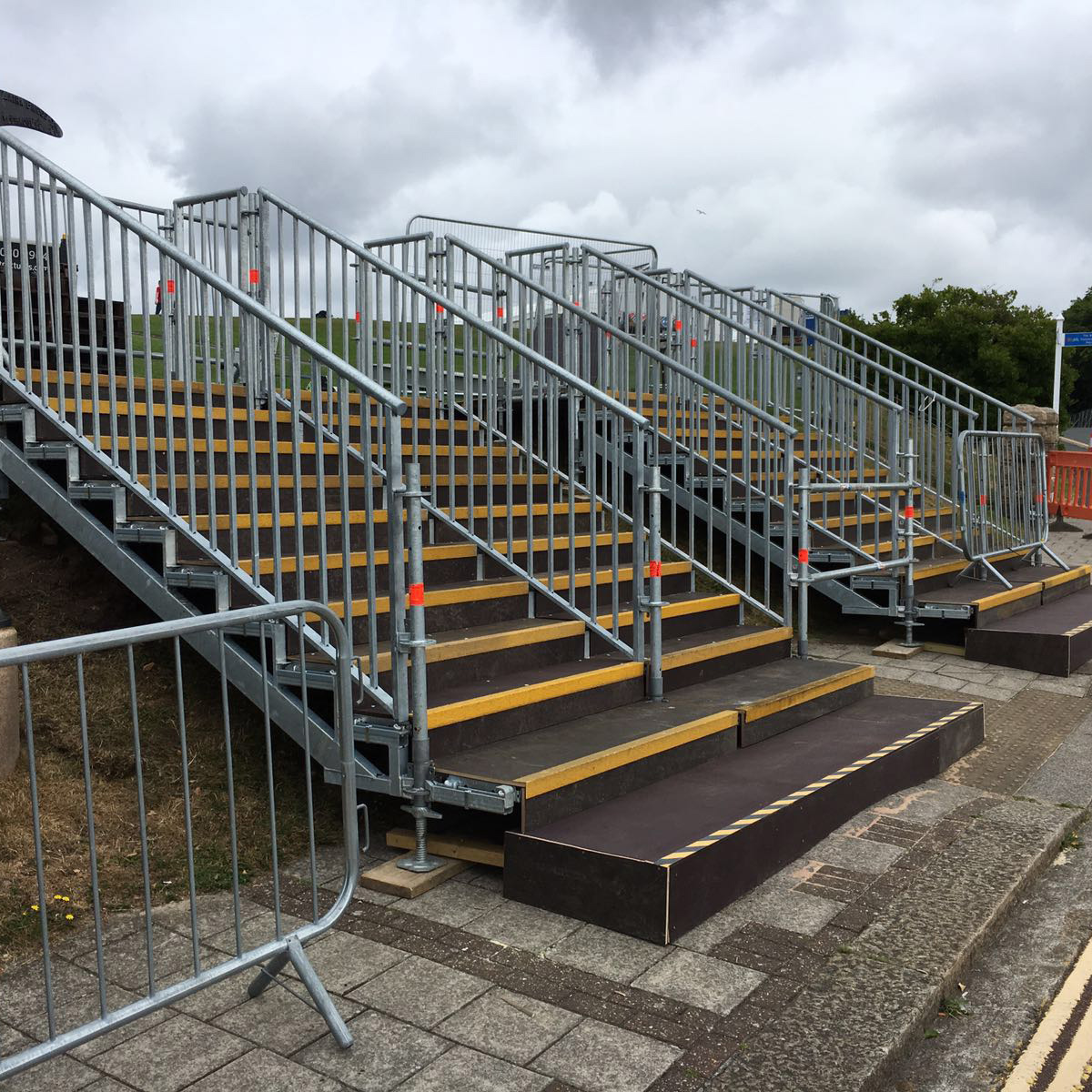 Festival concert staircase event scaffolding