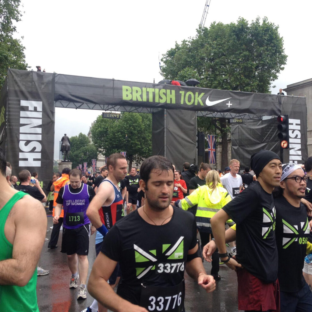 Temporary Event Finish Line Bridge