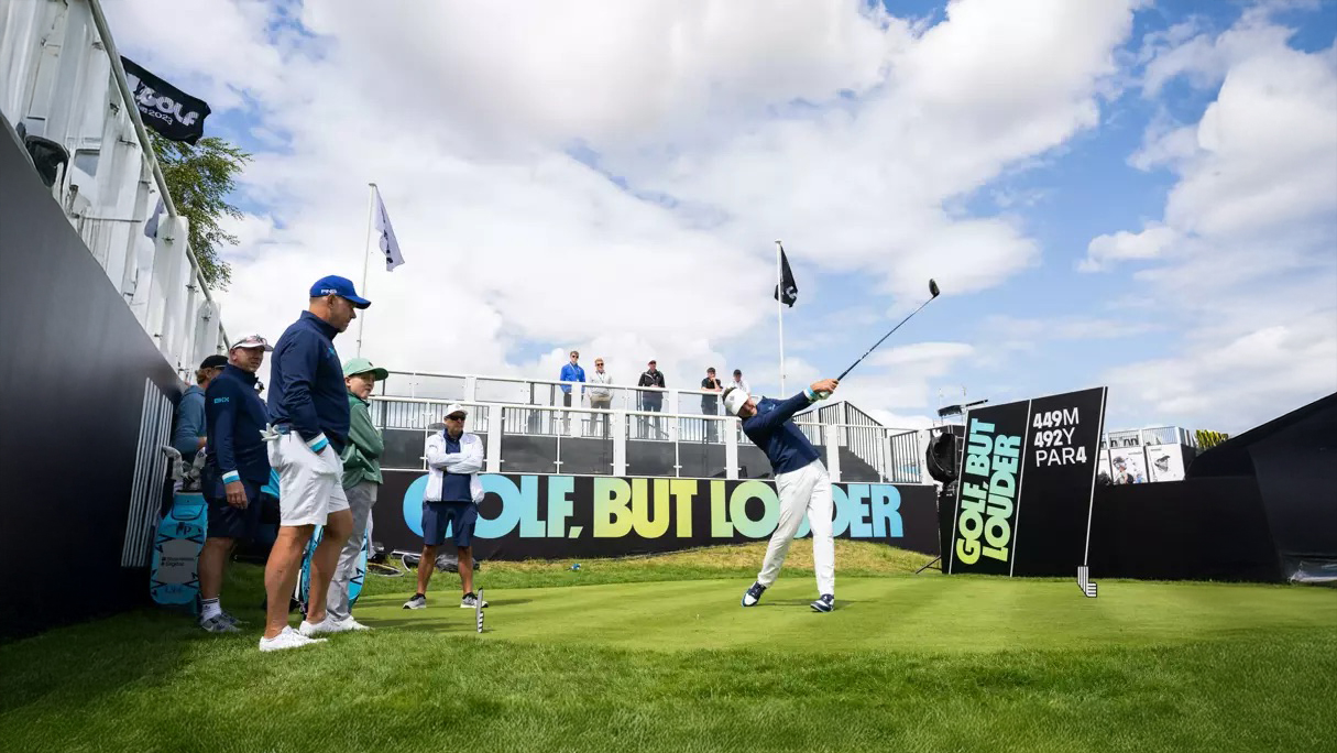Temporary Structure For Golf Sporting Event